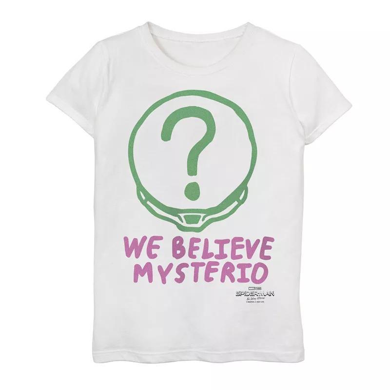 Girls 7-16 Marvel Spider-Man No Way Home Mysterio We Believe Graphic Tee, Girls Product Image