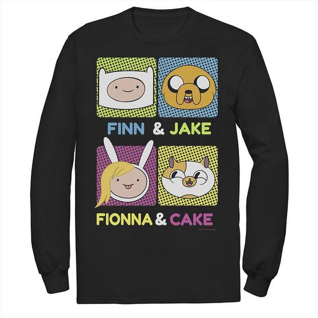 Mens Cartoon Network Adventure Time Finn Jake Fionna Cake Tee Product Image