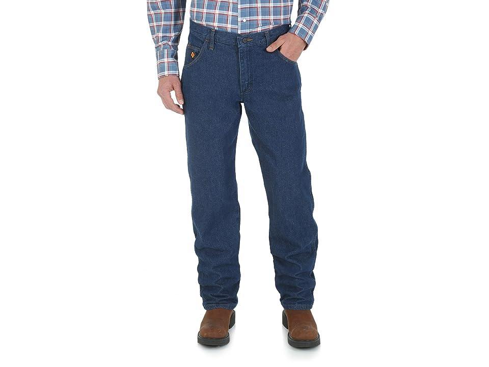 Wrangler Big Tall Flame Resistant Lightweight Regular Fit (Dark Denim) Men's Jeans Product Image