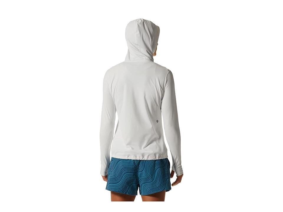 Mountain Hardwear Crater Lake Long Sleeve Hoody (Fogbank) Women's Sweatshirt Product Image