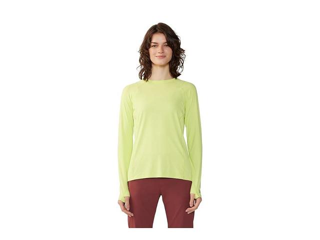 Mountain Hardwear Crater Lake Long Sleeve (Light Sun) Women's Clothing Product Image