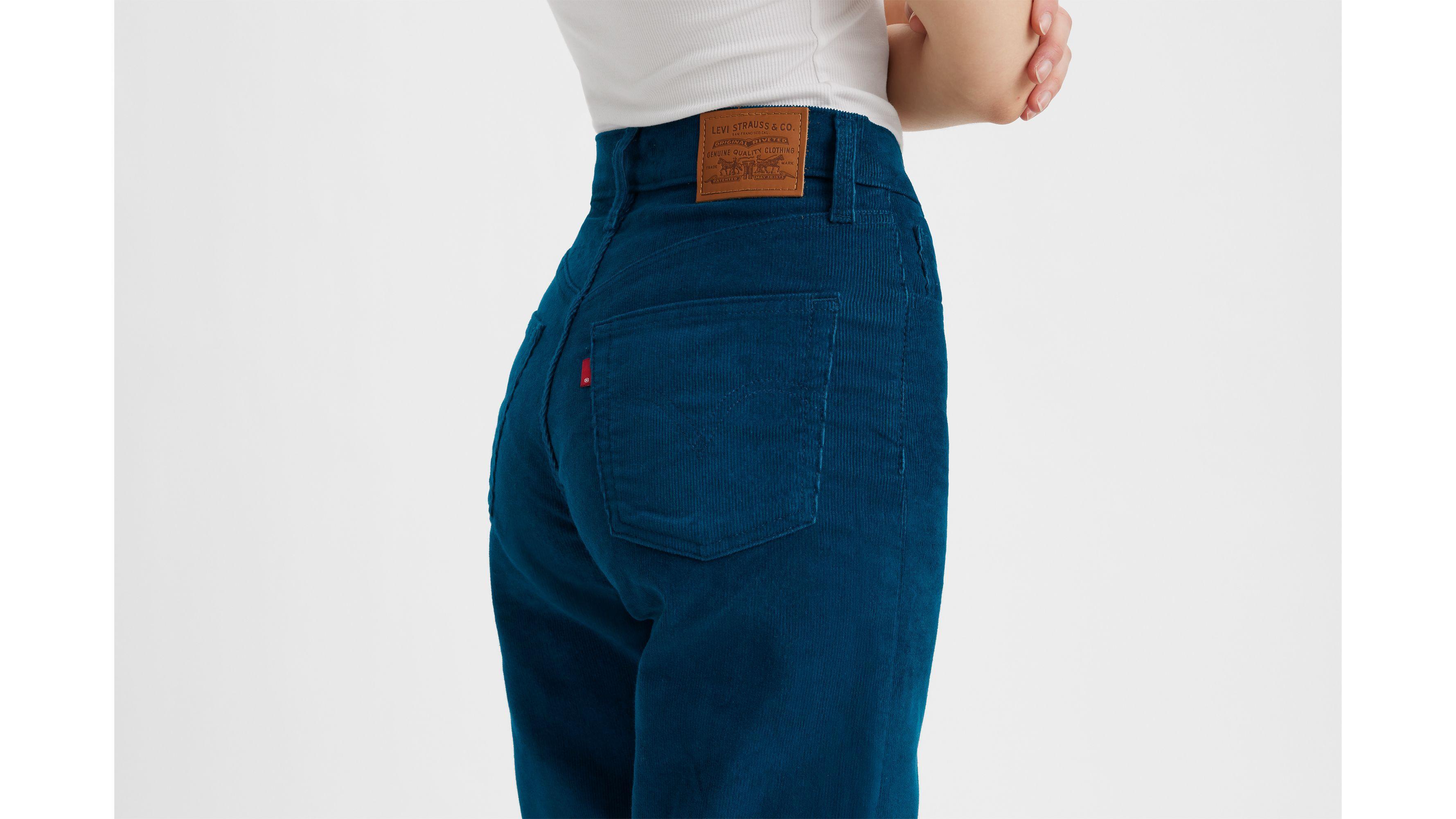 Ribcage Straight Ankle Corduroy Women's Pants Product Image