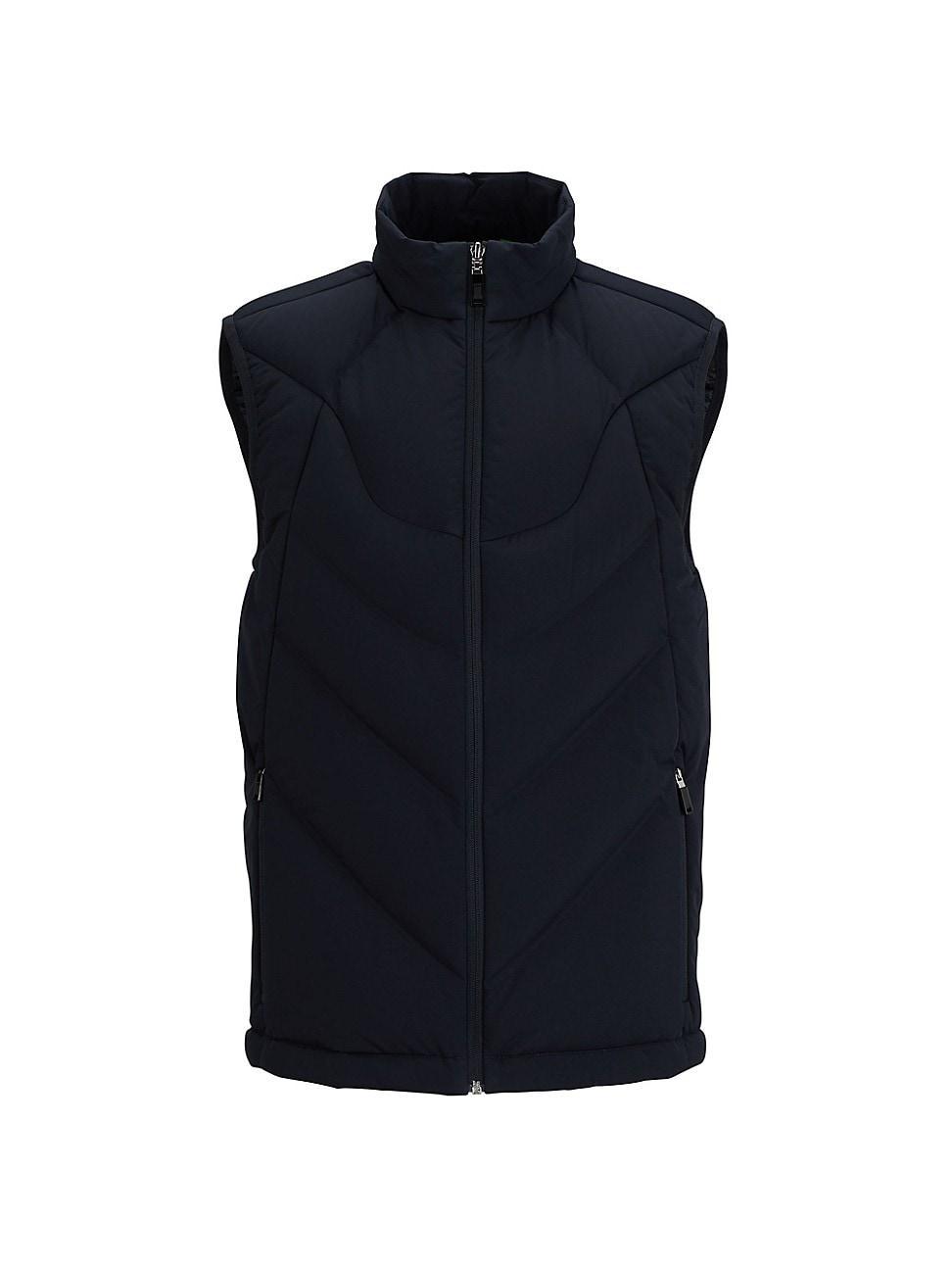 Mens Water-Repellent Regular-Fit Gilet Vest with Down Filling Product Image