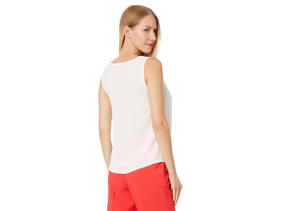 Women's V-Neck Sleeveless Button-Front Top Product Image