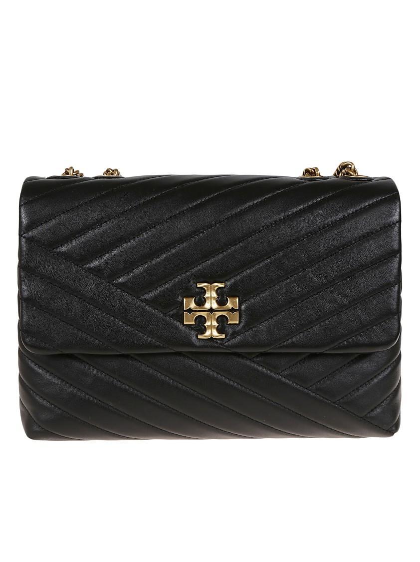 TORY BURCH Chevron Quilted Shoulder Bag In Black Product Image