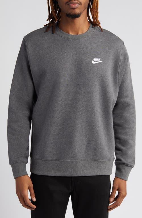 NIKE Club Sweatshirt In Black Product Image