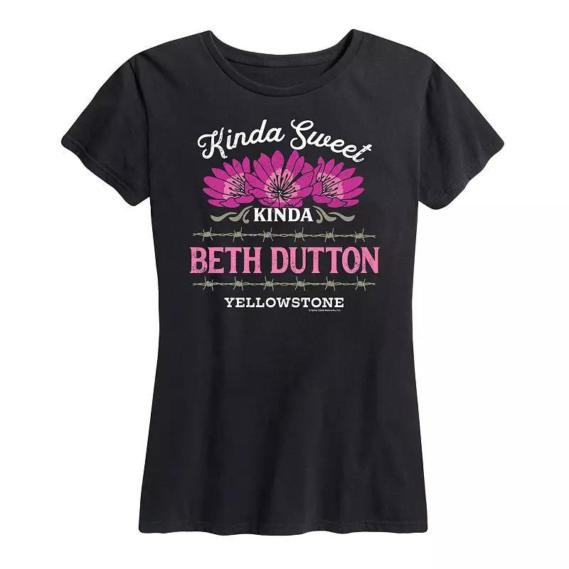 Womens Yellowstone Kinda Beth Dutton Graphic Tee, Girls Product Image