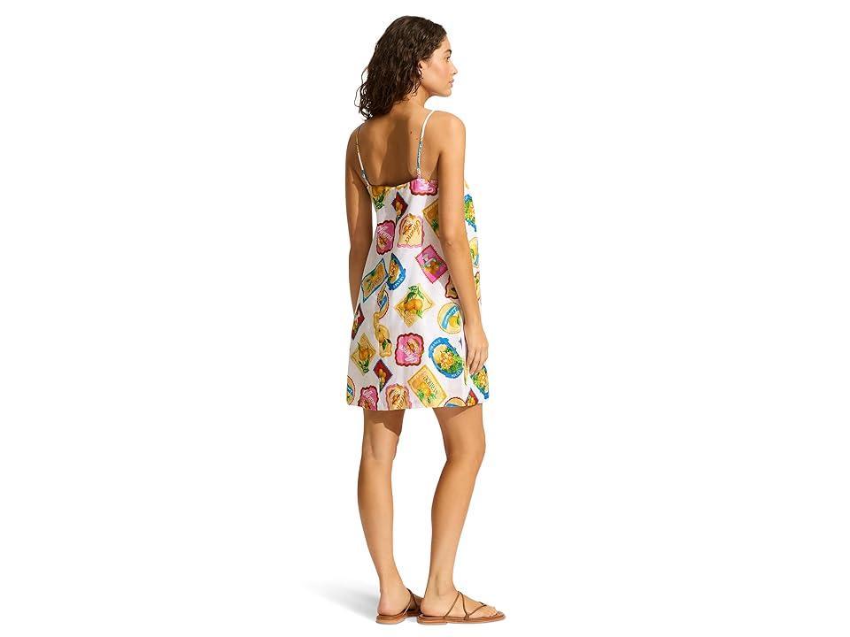 Seafolly Ciao Bella Stamp Mini Dress Women's Swimwear Product Image