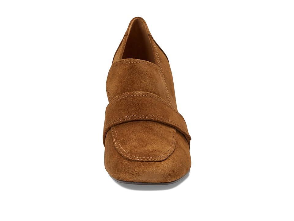 Johnston & Murphy Charlotte Loafer (Whiskey Suede) Women's Shoes Product Image