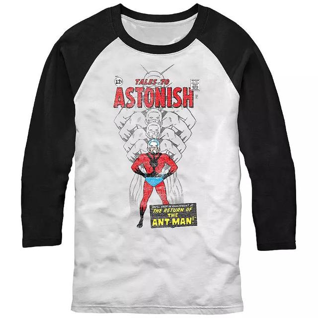 Mens Marvel Ant-Man Tales To Astonish Vintage Comic Cover Raglan Tee Product Image