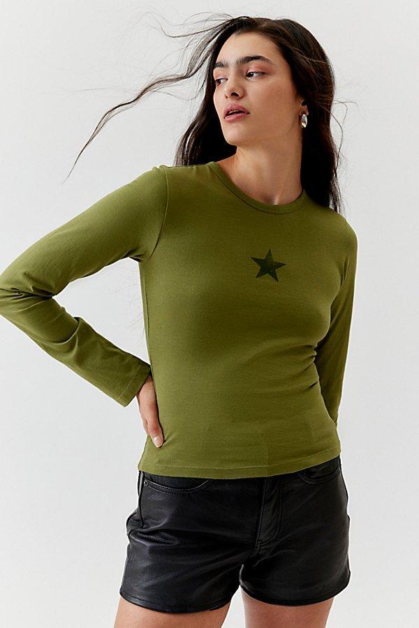 Star Long Sleeve Tee Womens at Urban Outfitters Product Image