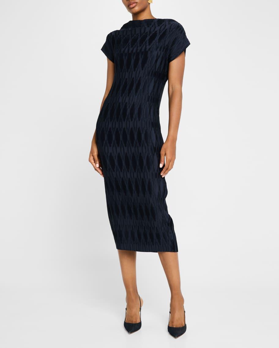 Gramercy Pleated Midi Dress Product Image