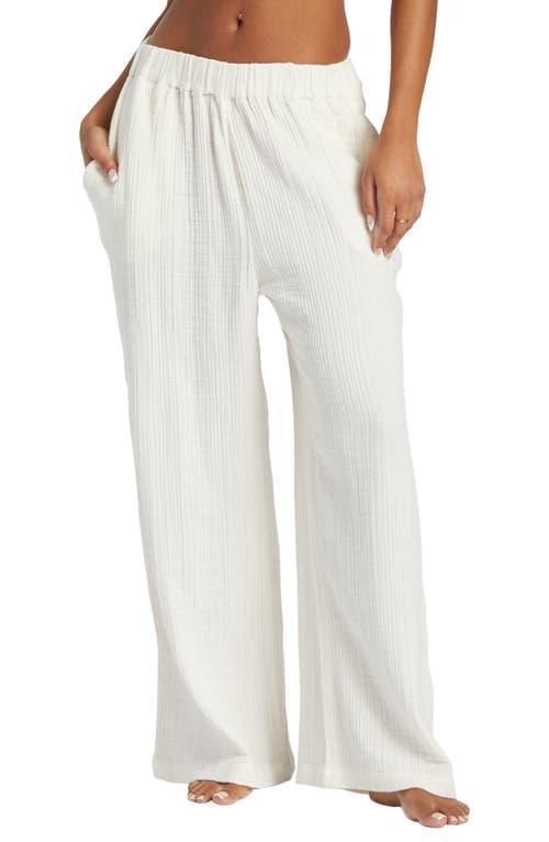 Billabong Follow Me 2 Wide Leg Cotton Gauze Pants Product Image