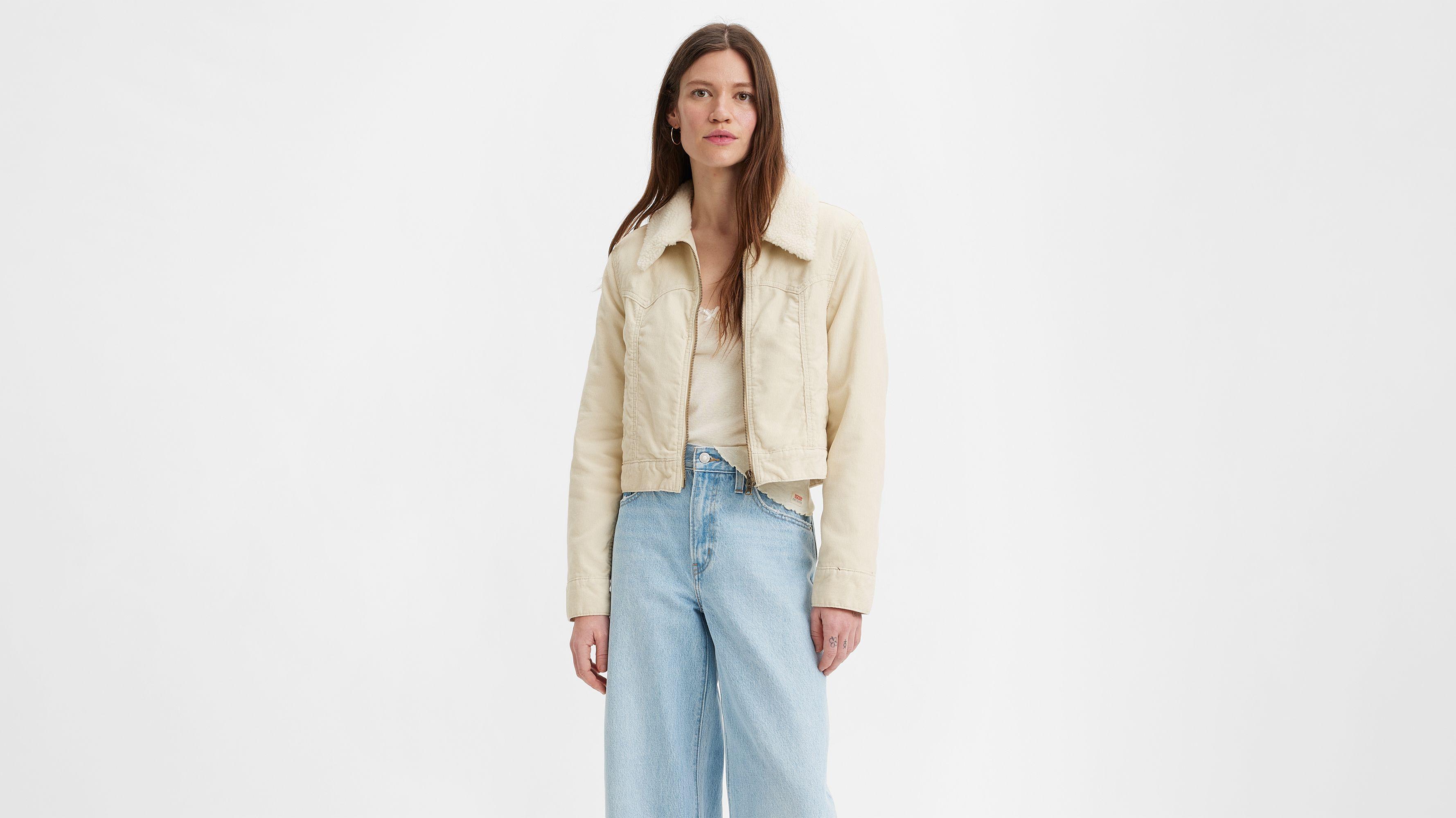 Levi's Sherpa Corduroy Trucker Jacket - Women's Product Image