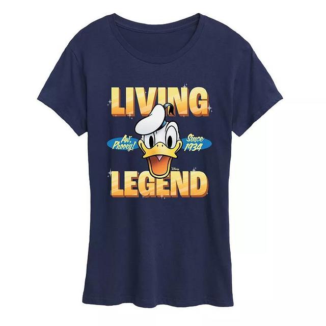 Disneys Donald Duck Womens Living Legend 1934 Graphic Tee Product Image