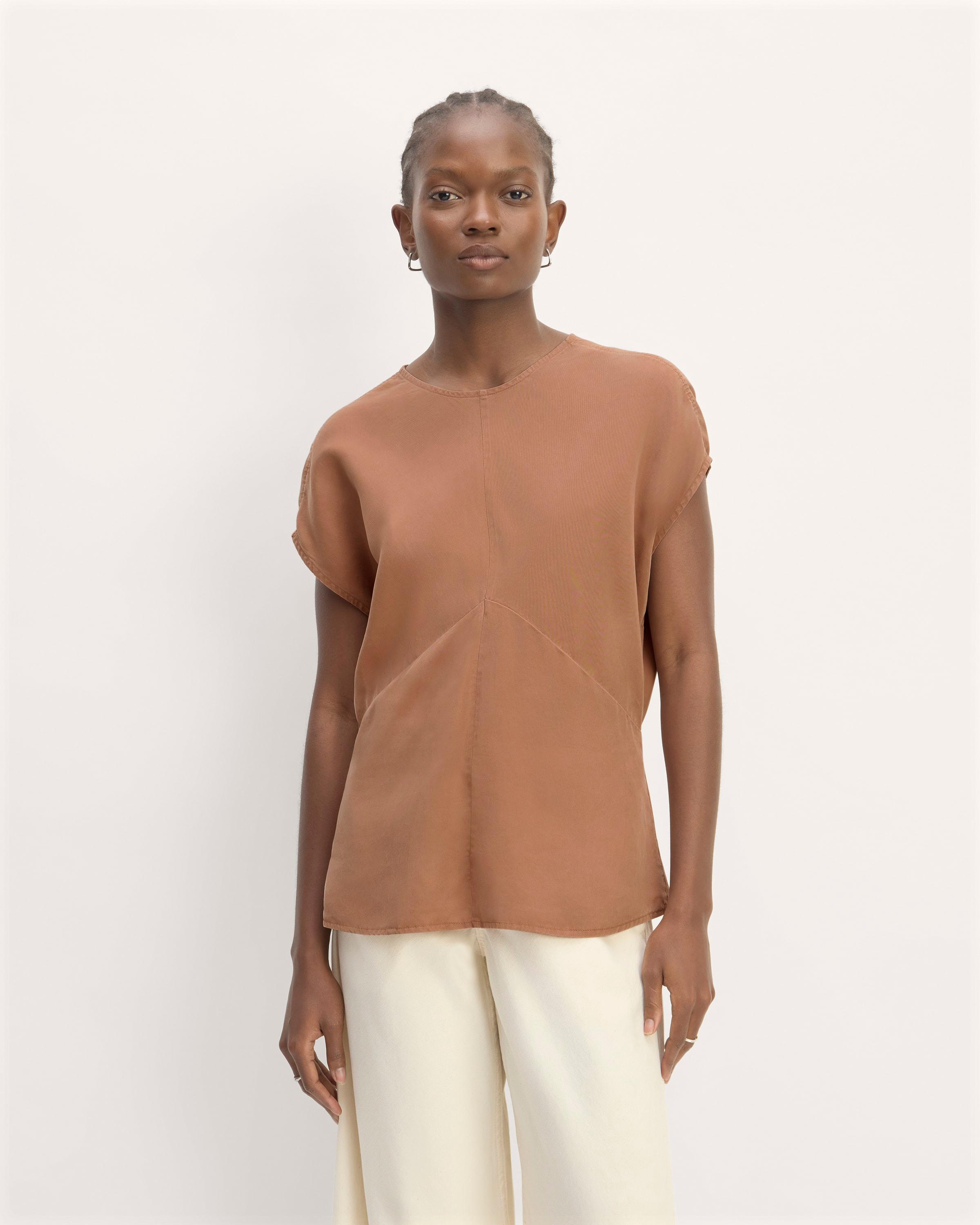 The Drape Top in Butterlite Product Image