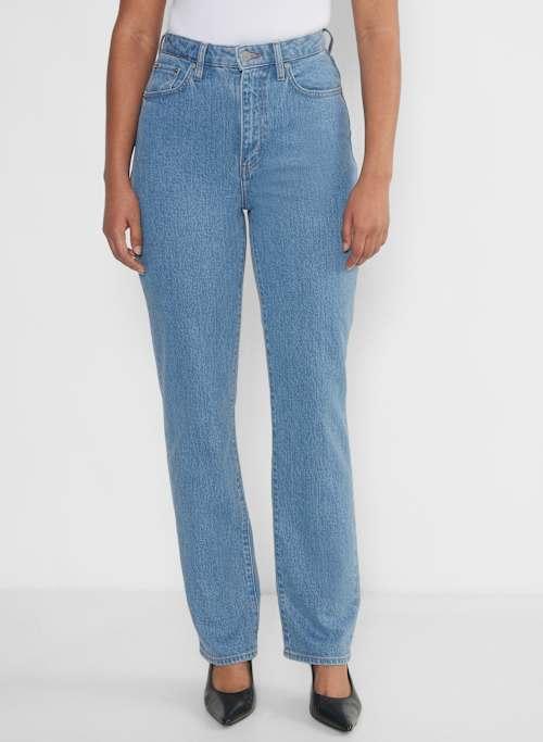 rowan curve-fit super hi-rise straight jean Product Image