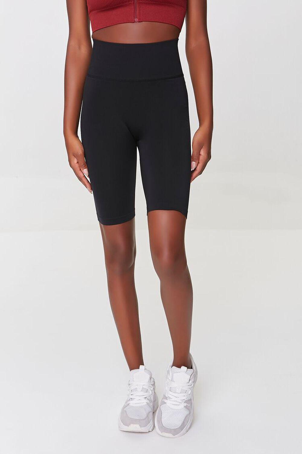 Active Seamless High-Rise 9-inch Biker Shorts | Forever 21 Product Image