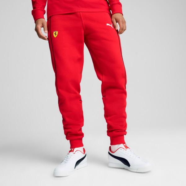 PUMA Scuderia Ferrari Race Men's Pants in Red Product Image