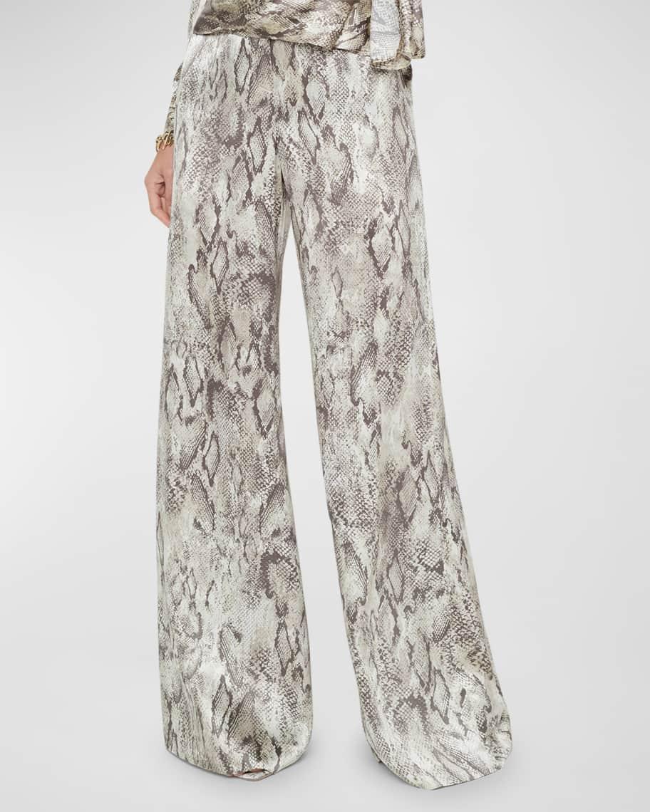 Snake Pilar Wide-Leg Pants Product Image