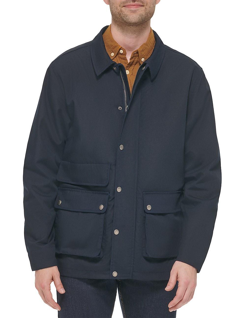 Mens Waxed Rain Jacket Product Image