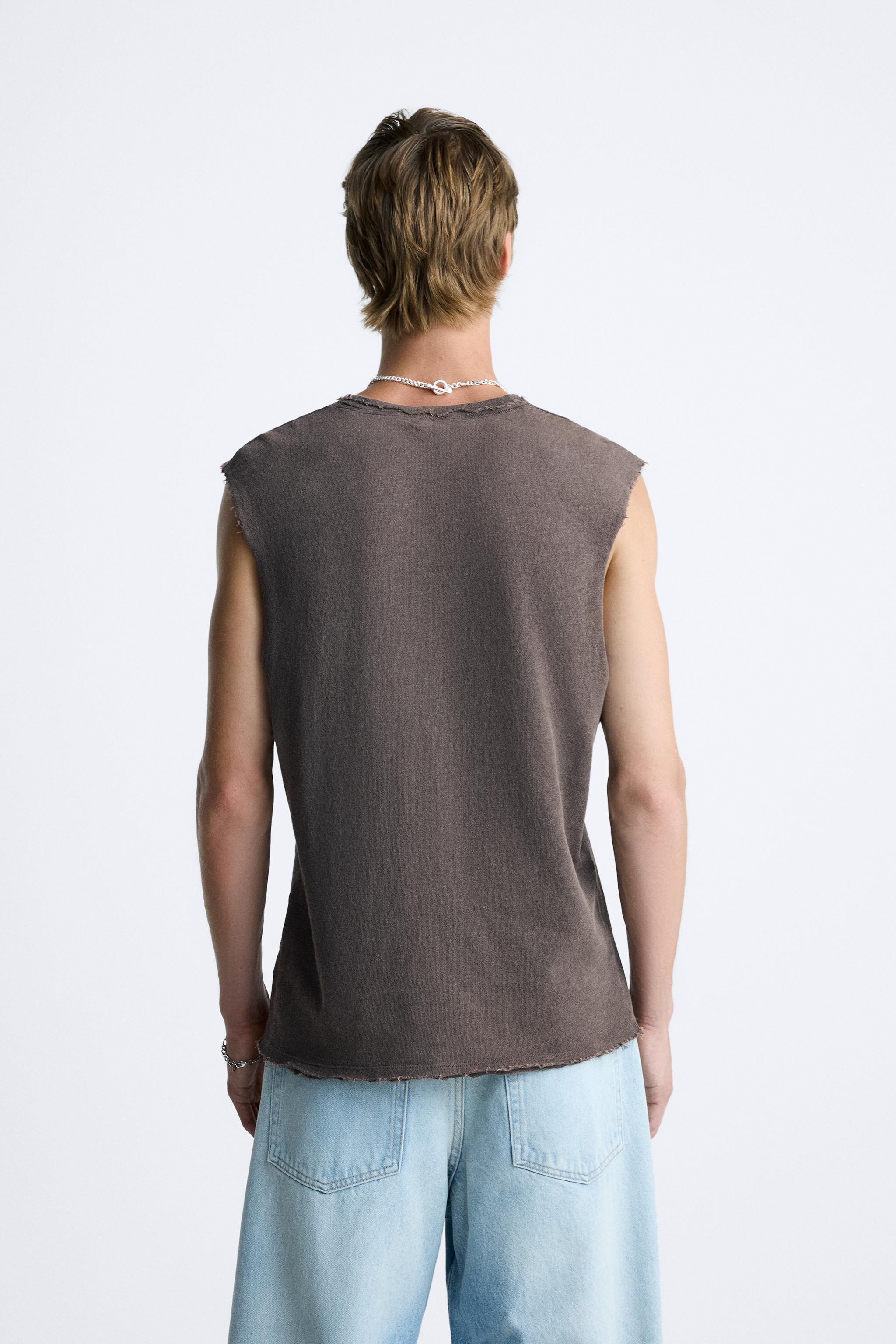 PRINTED KNIT TANK TOP Product Image