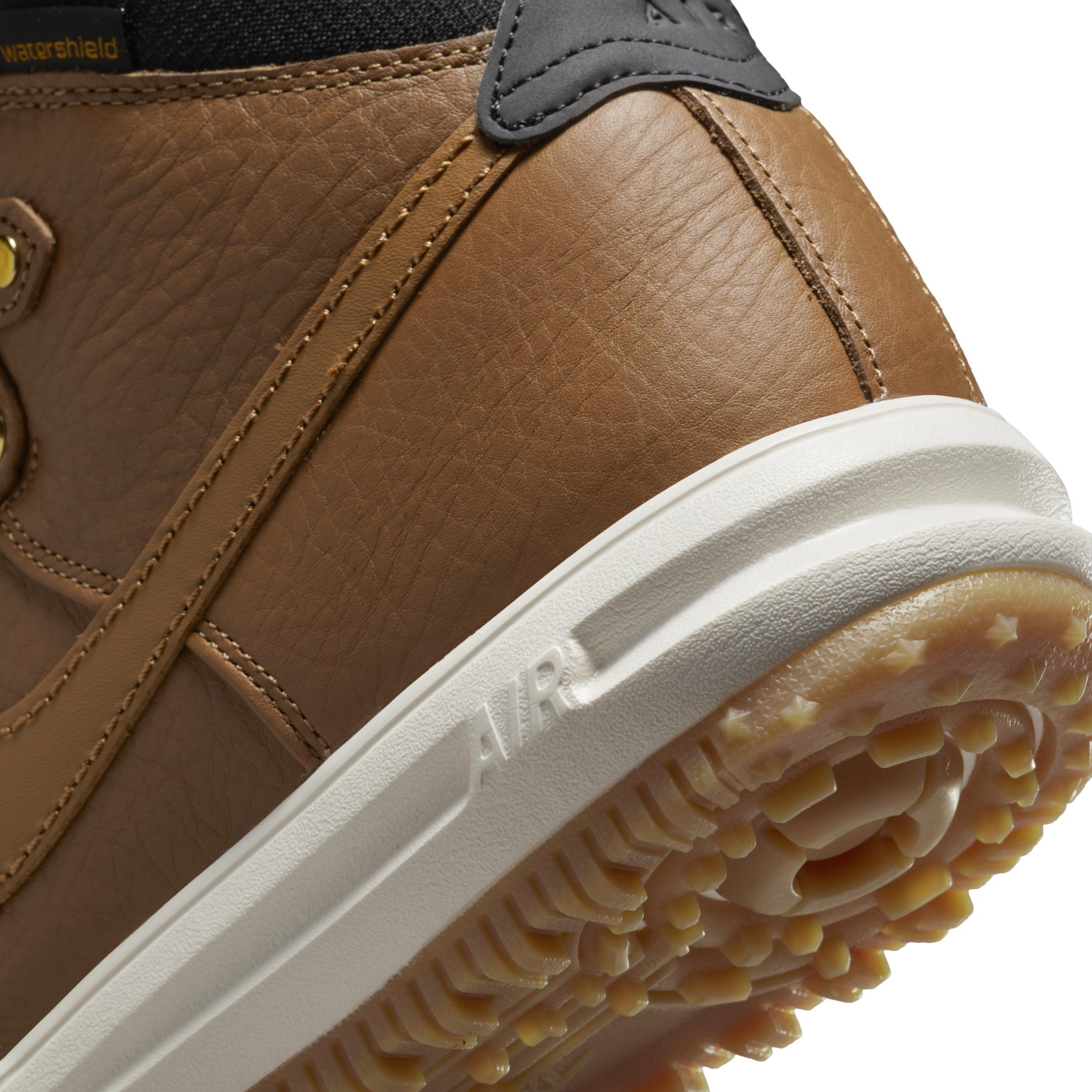 Nike Mens Nike Lunar Force 1 Duckboot - Mens Shoes Black/Gold/Brown Product Image