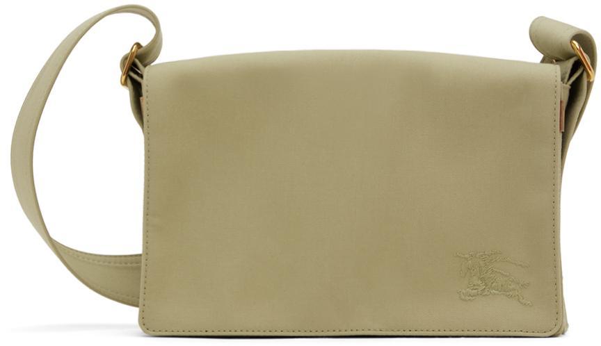 Khaki Trench Crossbody Bag In Beige Product Image