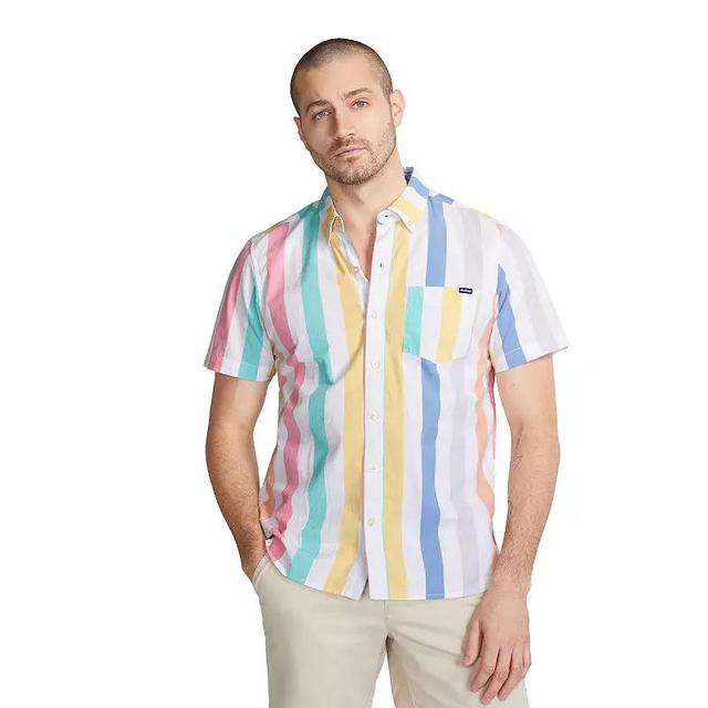 Mens Chubbies The Colors of The Wind Woven Short Sleeve Button-Down Shirt Product Image