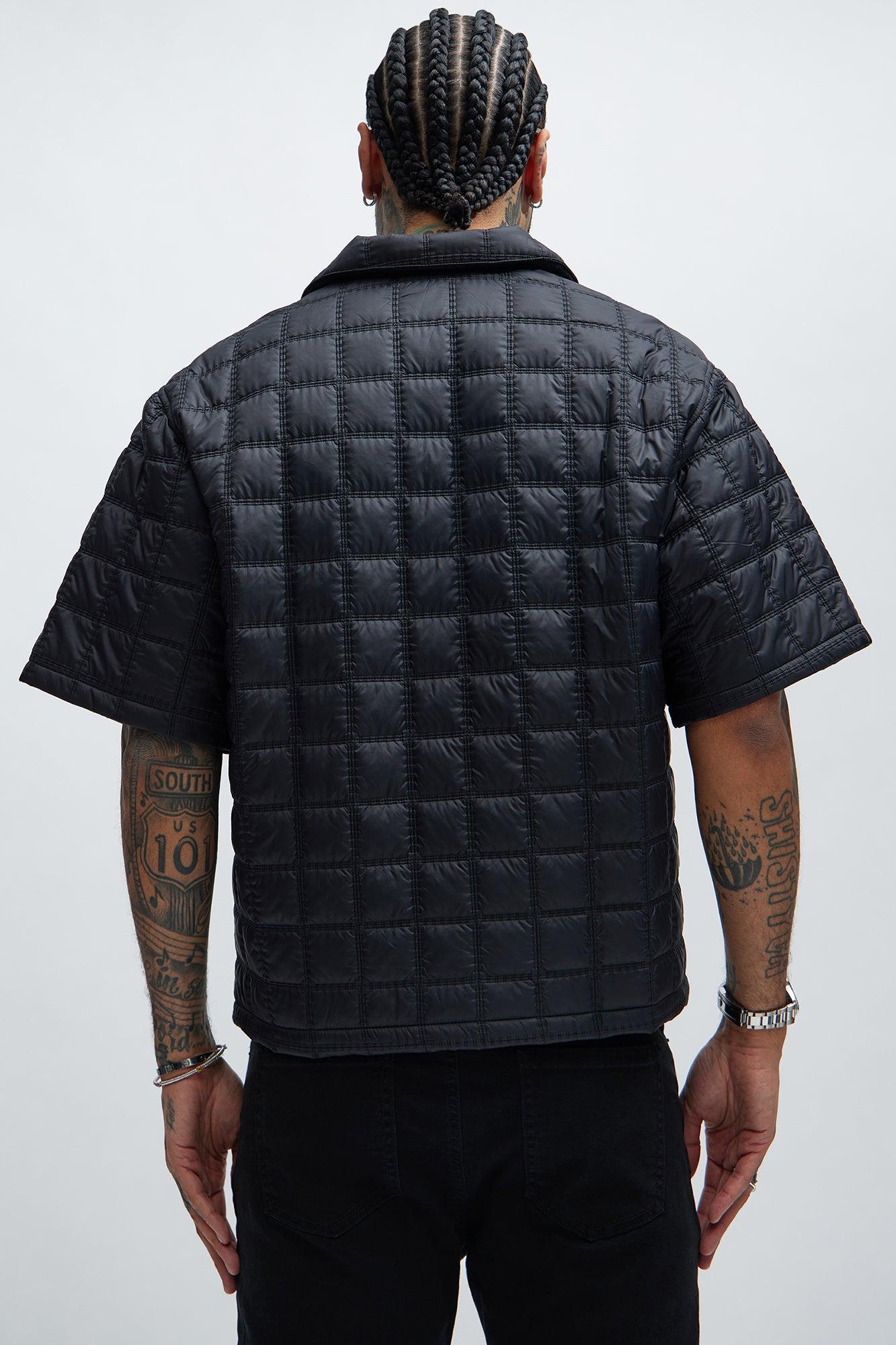 Othello Quilted Nylon Shirt - Black Product Image