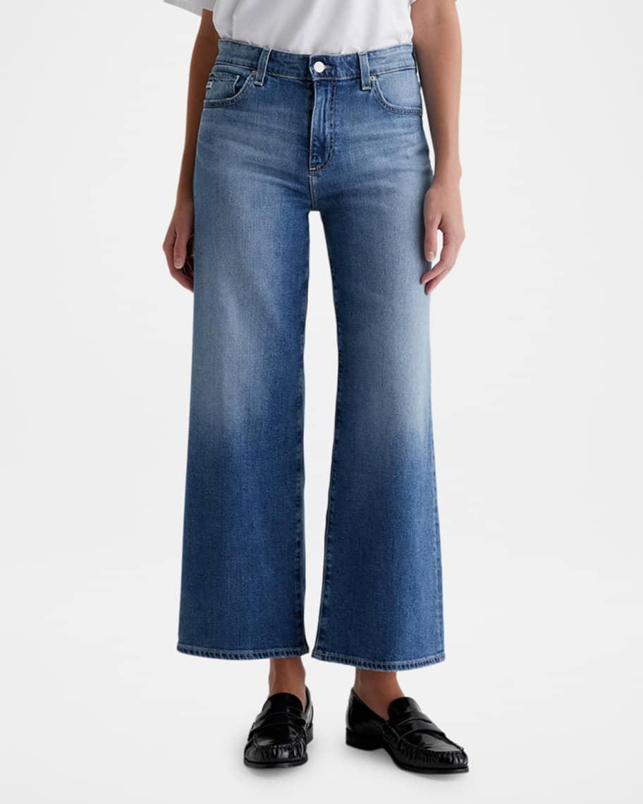 Saige Wide-Leg Crop Jeans Product Image