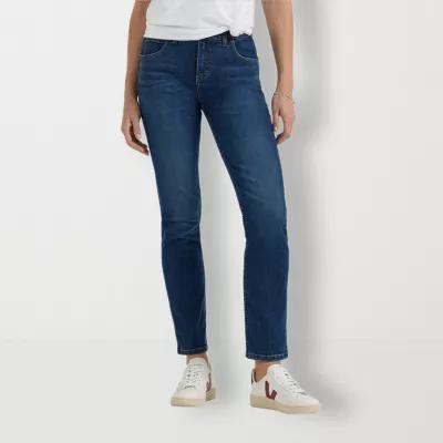 Lee Stretch Fabric Womens Mid Rise Slim Fit Jean Product Image