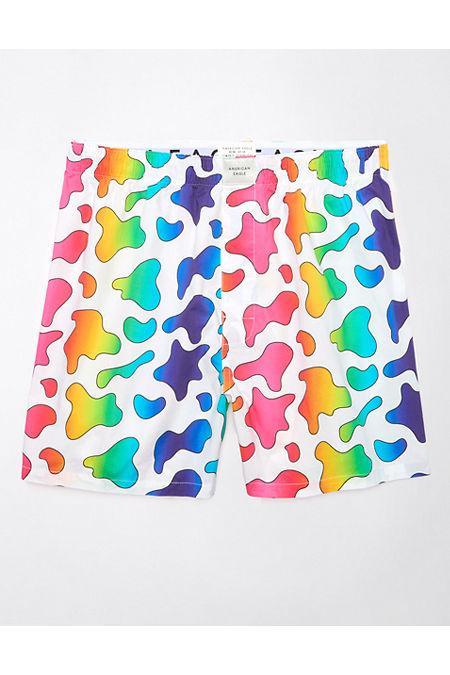 AEO Mens Pride Rainbow Cow Stretch Boxer Short Men's Product Image