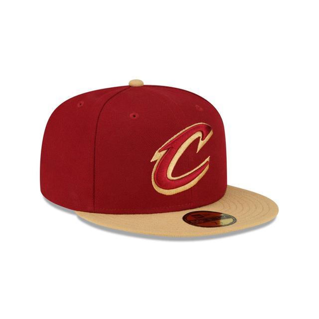 Cleveland Cavaliers Basic Two Tone 59FIFTY Fitted Hat Male Product Image