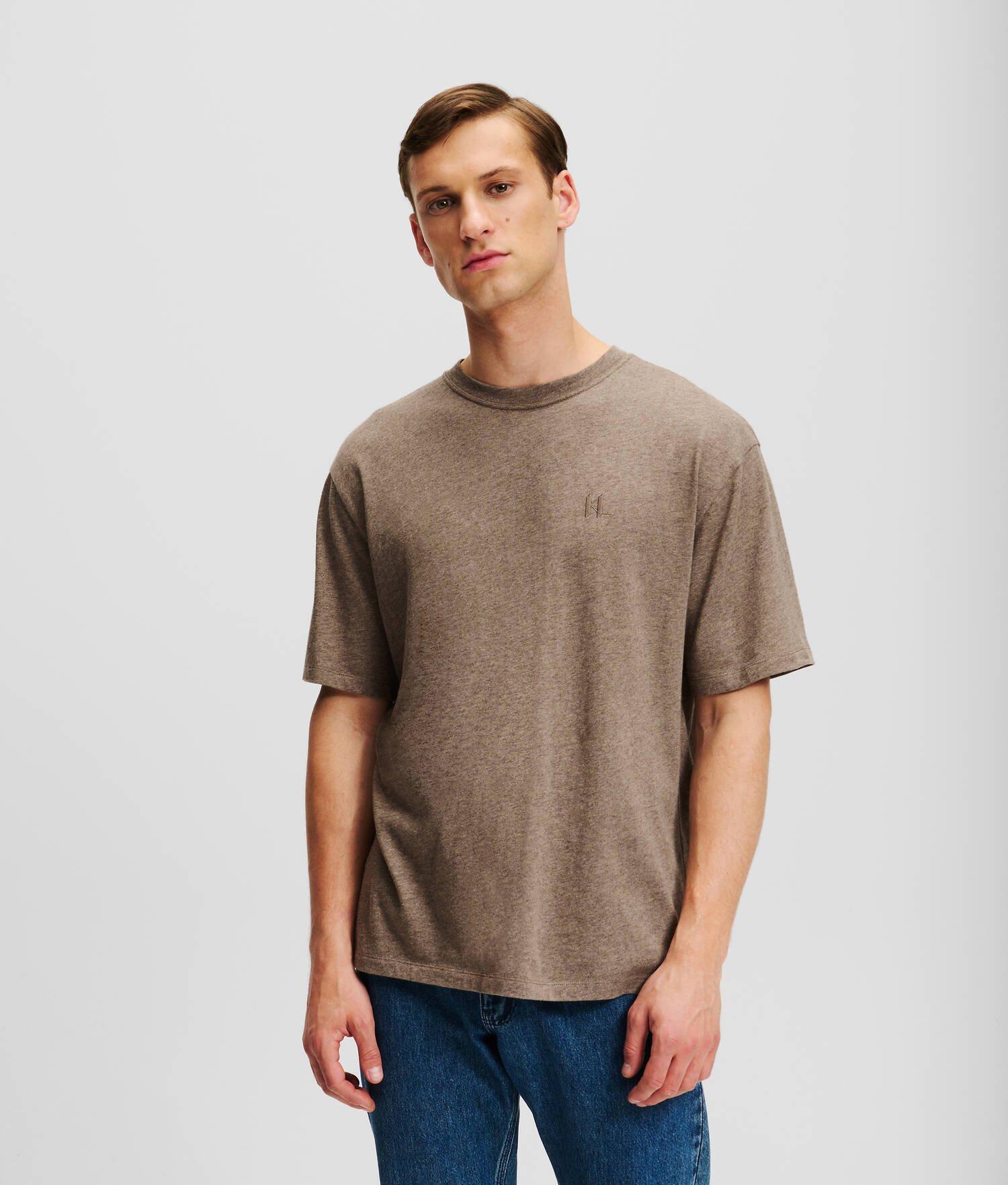 KL MONOGRAM WOOL-BLEND T-SHIRT Product Image