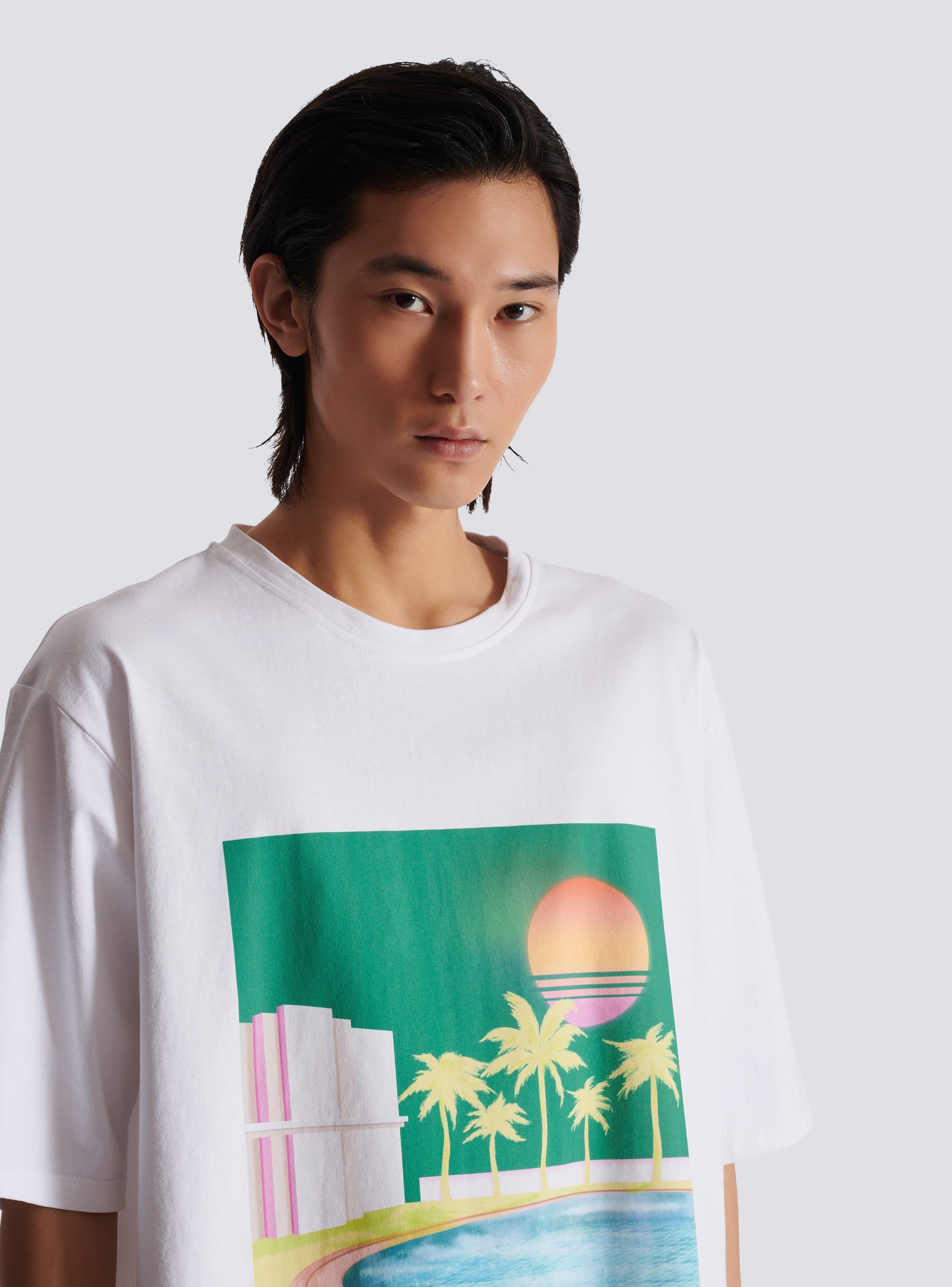 Loose Balmain Postcard printed T-shirt Product Image