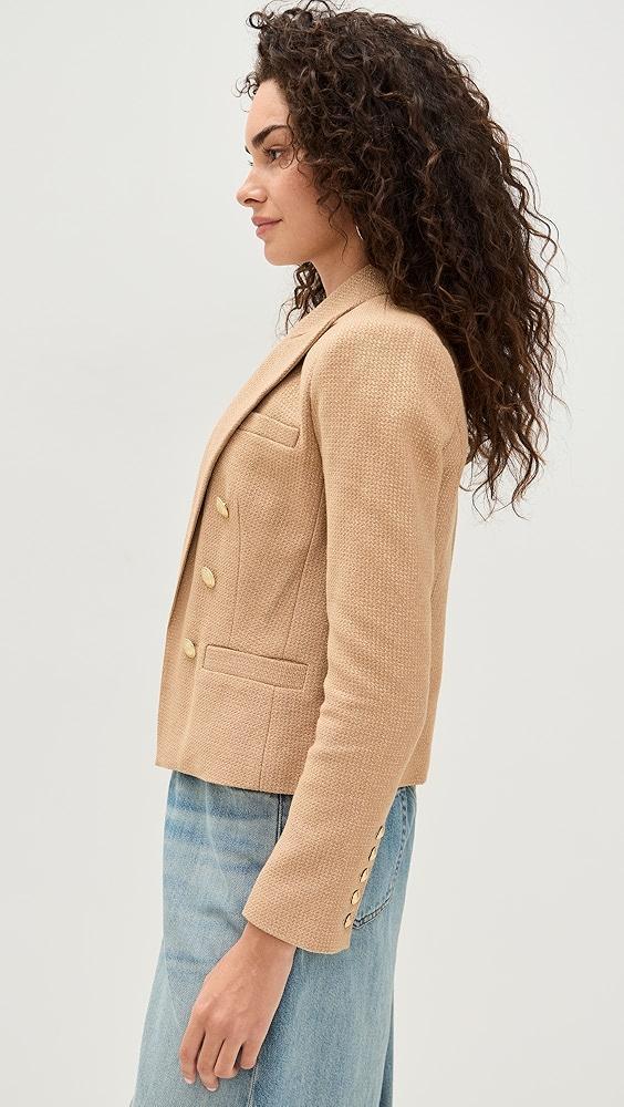 L'AGENCE Brooke Double Breasted Crop Blazer | Shopbop Product Image