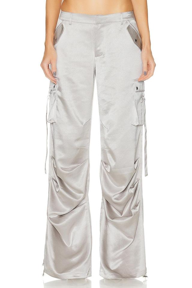 Ser.o.ya Lai Satin Cargo Pants Product Image