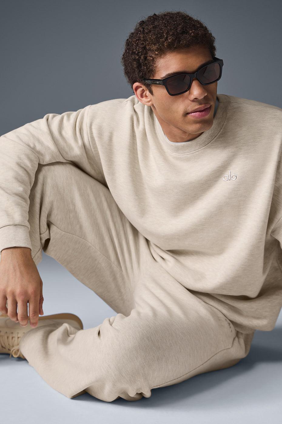 Accolade Crew Neck Pullover - Oatmeal Heather Male Product Image