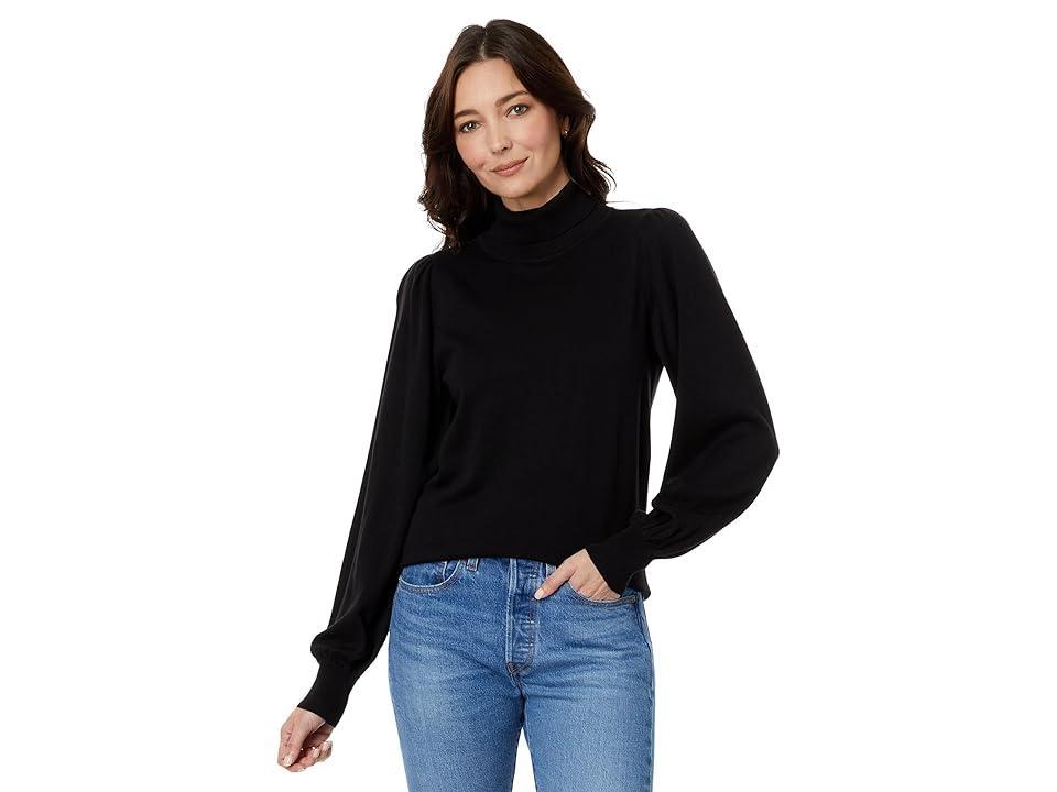 Lilla P Puff Sleeve Turtleneck Sweater Women's Clothing product image