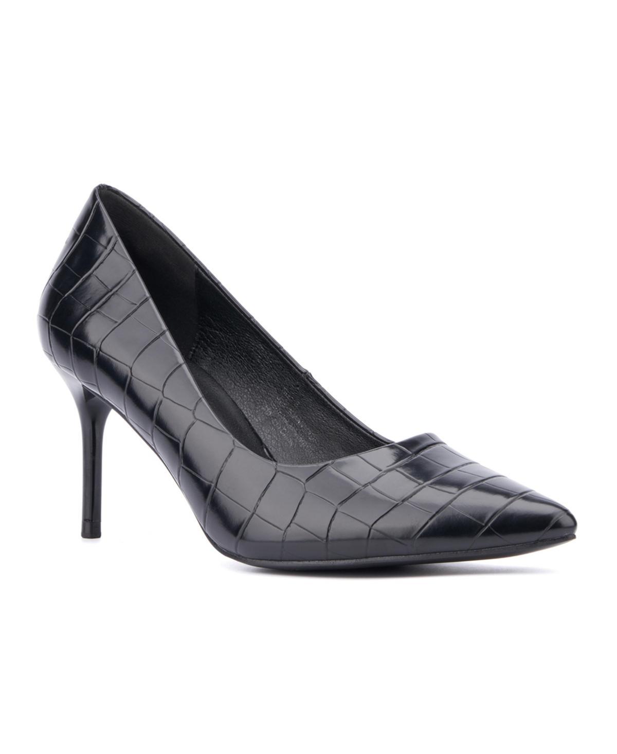 New York & Company Belle Womens Pumps Blue Croc product image