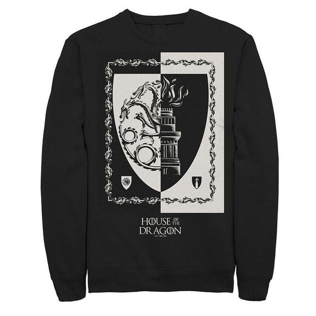 Mens House Of The Dragon & White Shield Fleece Sweatshirt Product Image