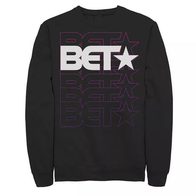 Mens BET & White Logo Stack Sweatshirt Product Image