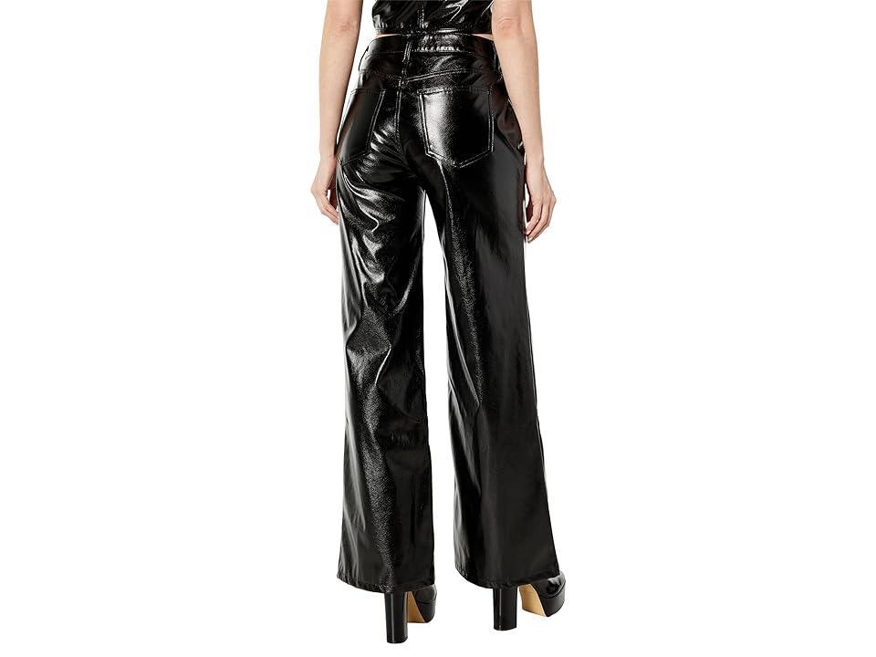 AFRM Xander Ultra Low Rise Wide Leg Pants (Noir) Women's Jeans Product Image