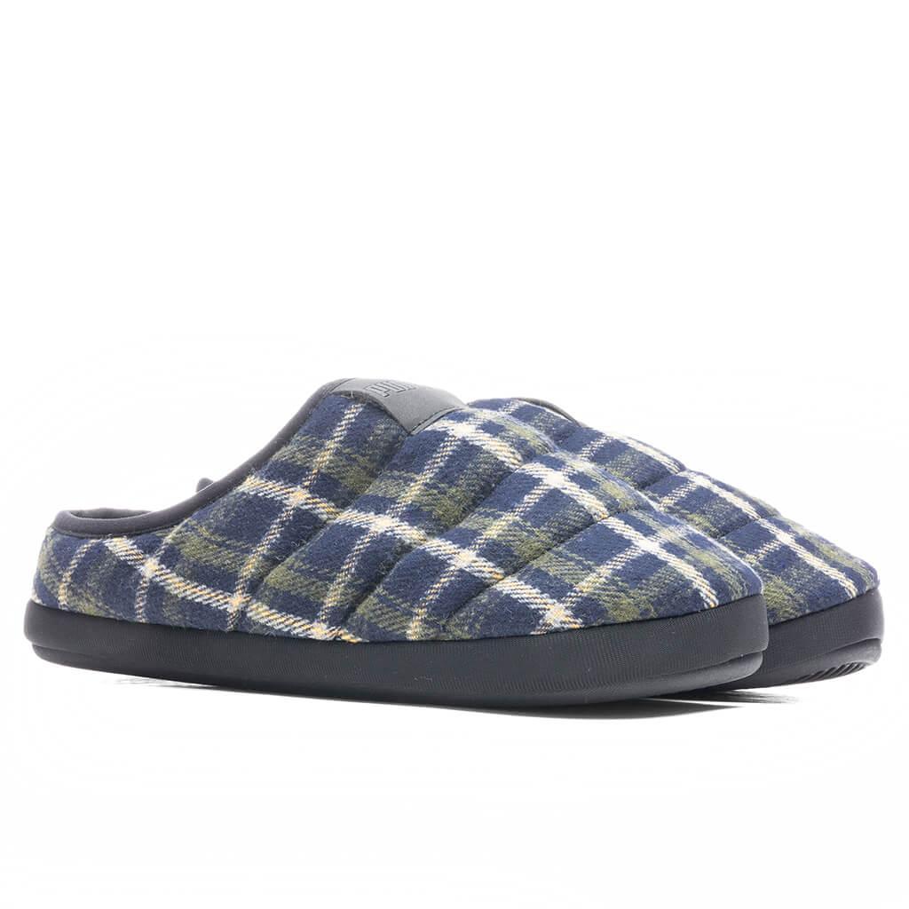 Scuff Flannel Slippers - Green Male Product Image