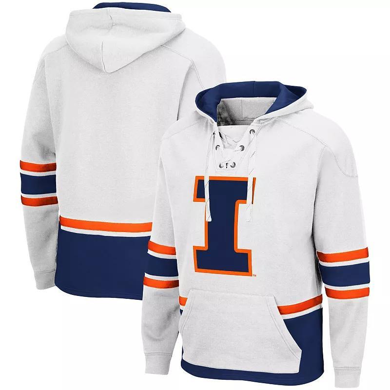 Mens Colosseum Illinois Fighting Illini Lace Up 3.0 Pullover Hoodie Product Image