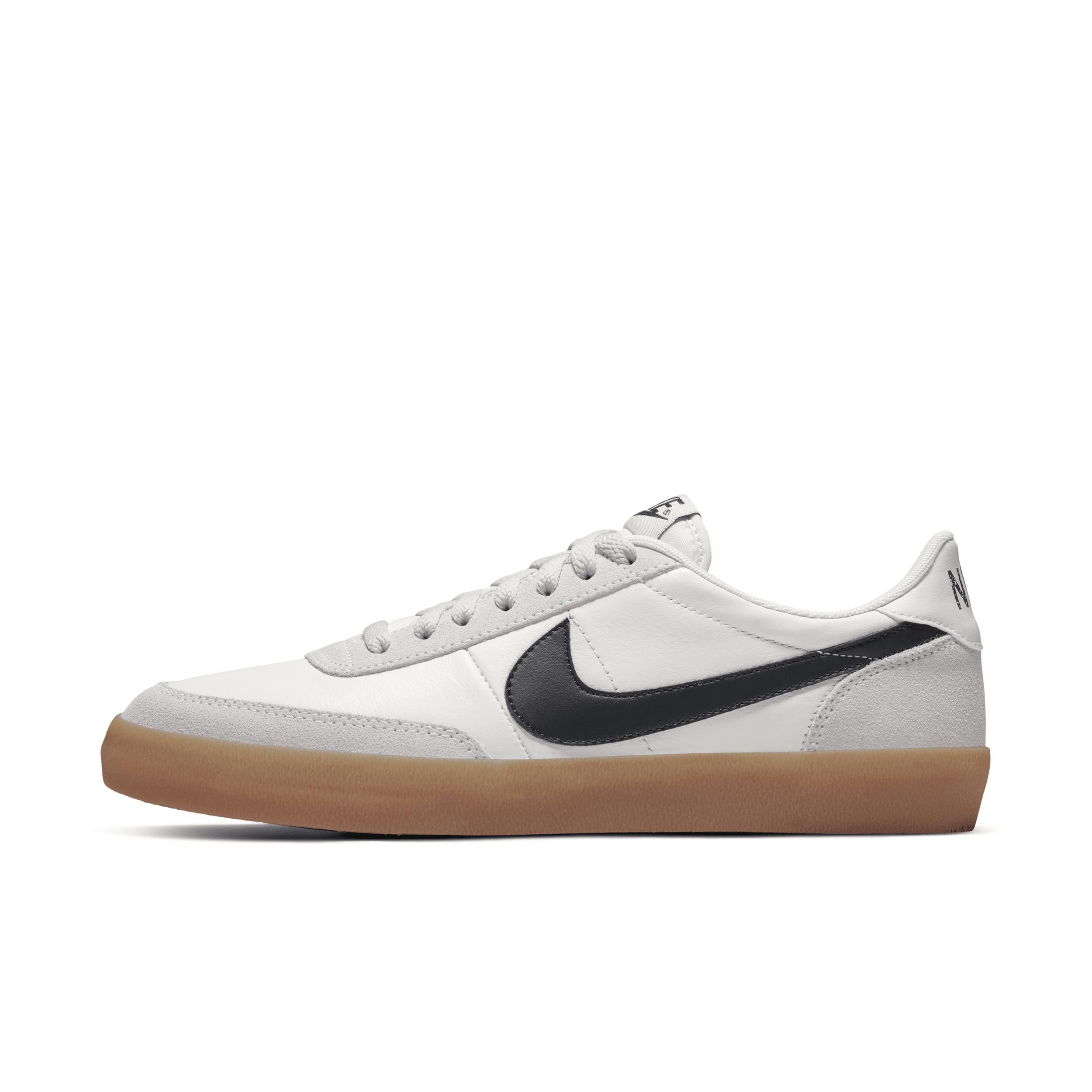 Nike Mens Nike Killshot 2 Leather - Mens Skate Shoes White/Grey/Yellow Product Image