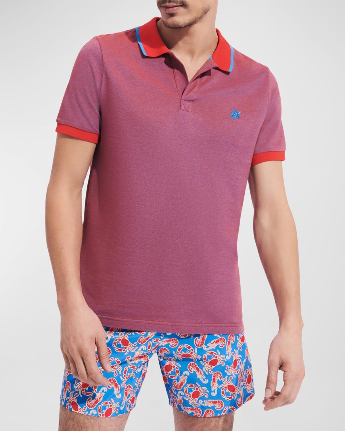 Mens Pique Polo Shirt Product Image