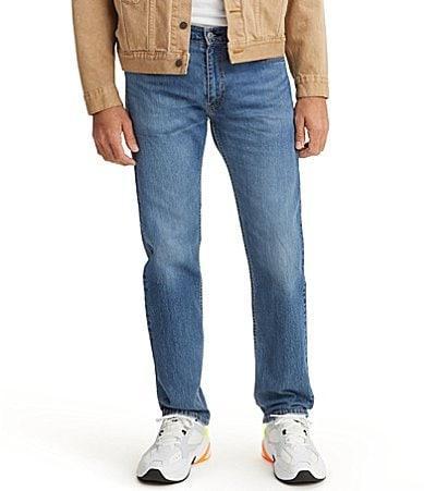 Mens Levis 505 Regular Fit Eco-Ease Stretch Jeans Product Image