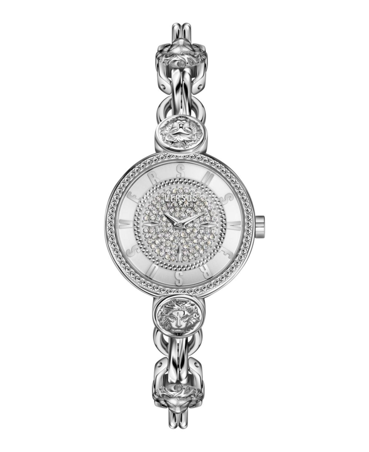 Versus Versace Womens Les Docks Petite 2 Hand Quartz Silver-Tone Stainless Steel Watch, 30mm Product Image